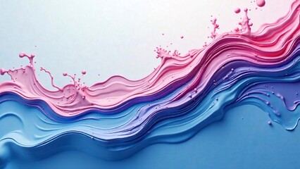 Abstract fluid colorful waves with vibrant Dynamic motion, creating an engaging and visually stimulating experience, concept of energy in digital art, visual design.
