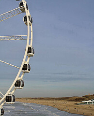 ferris wheel on a sunny day