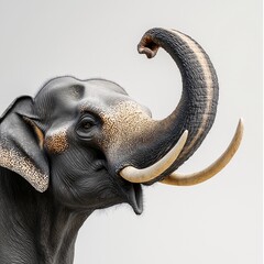 African Elephant Wildlife Photography. Majestic and Iconic Endangered Species Close-Up