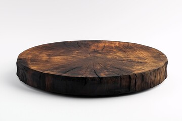 Natural Wood Slice Serving Platter. Rustic & Elegant Kitchenware for Gourmet Food Presentation
