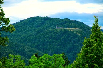 green mountains of Slovakia, view from one peak to another