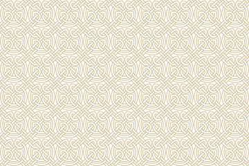 Seamless texture celtic style. Original ethnic ornament.