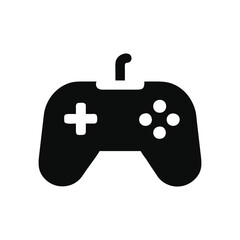 Joystick or controller icon, vector illustration.