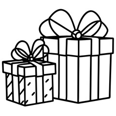 Festive Gift Boxes – Vector on White