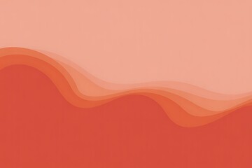 Modern soft terracotta backdrop with fluid layered shapes for versatile applications