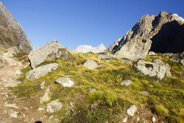 mountain landscape in the alps