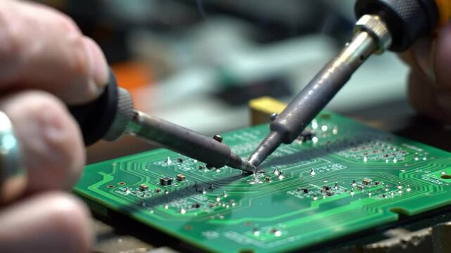 Soldering tutorial: how to solder electronic components onto a circuit board for beginners guide