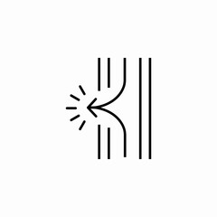 artery blood flow icon sign vector