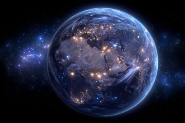 earth in space
