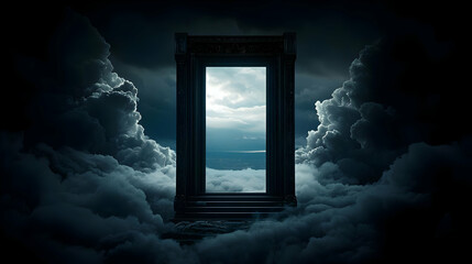 Dark Portal Through Cloudscape