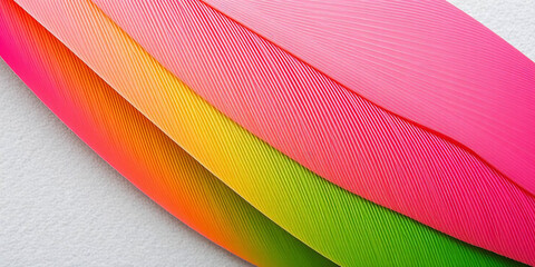 Close-Up of Vibrant Rainbow Parrot Feathers 