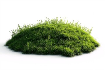 Vibrant Greenery. Idyllic Meadow Landscape with Blooming Wildflowers in Summertime Rural Countryside