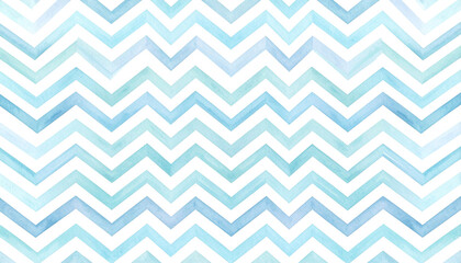 Watercolor Chevron Pattern Background