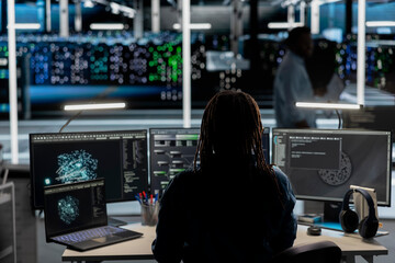 Data center software developer uses AI visualization tool to oversee automated repetitive tasks....