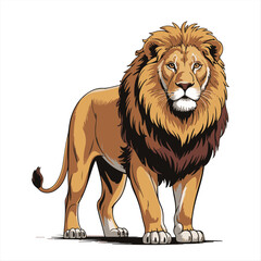 Amazing Lion vector Art