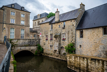 Historic city centre, Bayeux, Normandy, France