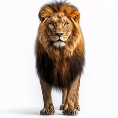 Majestic Lion Portrait. King of the Jungle in Stunning Wildlife Photography - Powerful Predator of the African Wilderness