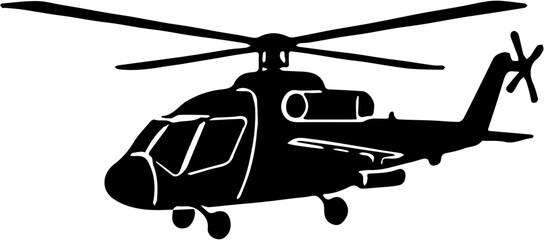 helicopter vector illustration