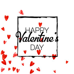 Valentine Day Texture. February Voucher For Present. Graphic Frame. Red Retro Splatter. Handdrawn Backdrop For Discount. Rose Random Border. Pink Valentine Day Texture.