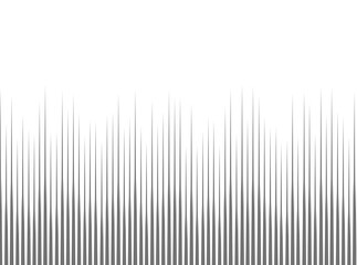 light grey Line texture of seismogram or audio sound wave diagram. Signals with different amplitude on timeline distribution as a graph with different line height. Graph of seismic activity
