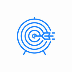 goal reached icon sign vector