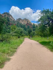 path in the mountains