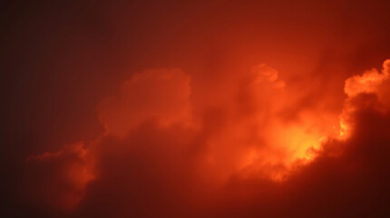 Fototapeta premium Intense fire and smoke with vivid flames and glowing embers, dramatic and bright.
