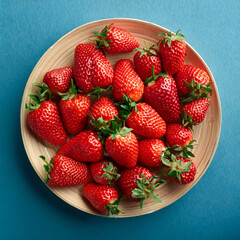 strawberries in a bowl
