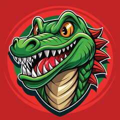 Cartoon Crocodile Mascot