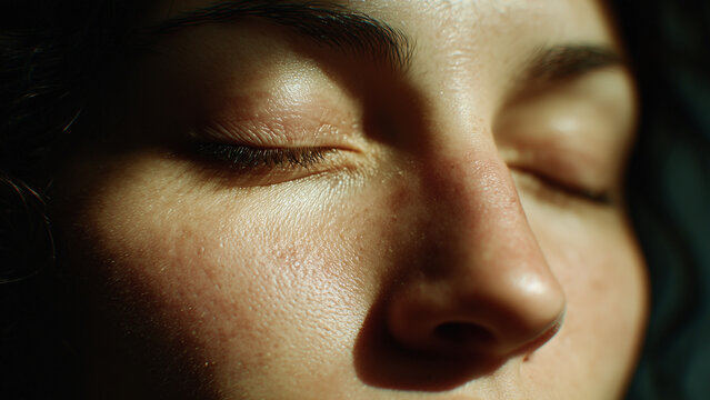 Face close up