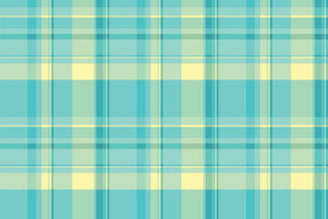 A seamless, modern plaid pattern. Calming turquoise and beige hues create a fresh, tranquil backdrop. Perfect for textiles, web design, or creative projects.