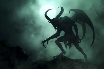 Demon silhouette wallpaper