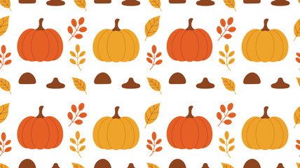 Vector set of autumn vegetables and pumpkins with scary Halloween faces for holiday decoration