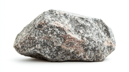 Gray stone isolated