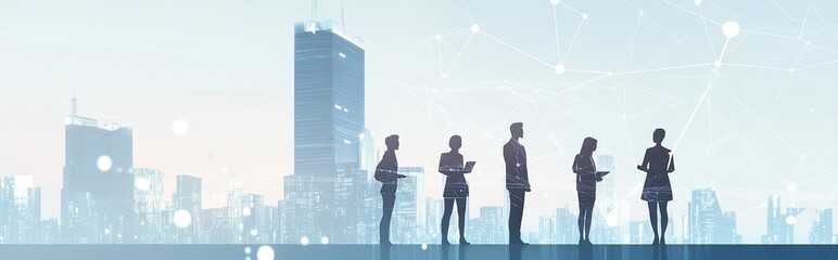 Obraz premium Cityscape Collaboration