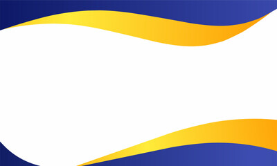 Illustration of an Blue Gold Gradient Frame