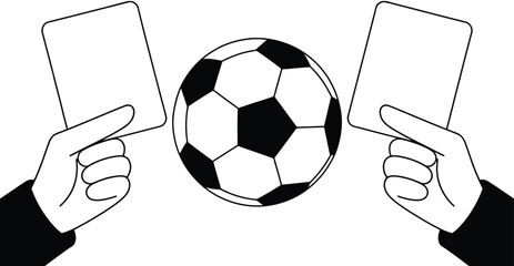 Hand holding a soccer ball, an isolated sport object for team play