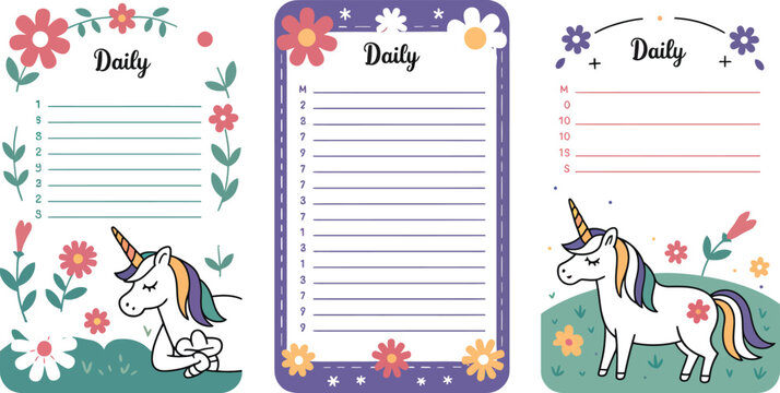 Happy birthday greeting card with a funny cartoon cat design and flower border