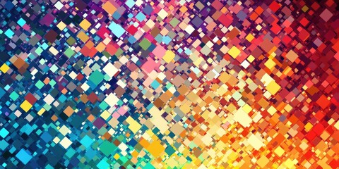 Vibrant Geometric Mosaic