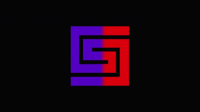 Garut West Java, June 3, 2025 After effect product Intro Logo letter S with aesthetic style and character with simple movement