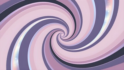 Naklejka premium Abstract Pastel Swirl: Hypnotic Spiral Pattern with Soft Pink and Purple Hues, Perfect for Backgrounds, Design Elements, and Modern Art Projects
