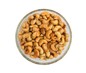 roasted cashew nuts in bowl