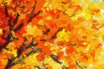 Various oil paintings, flowers, landscapes, sunshine, rabbits, butterflies, birds, chrysanthemums, geese, small rivers