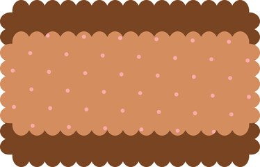 비스켓 무늬 데코