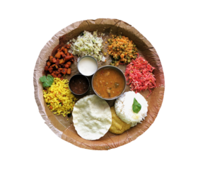 south indian veg meals thali