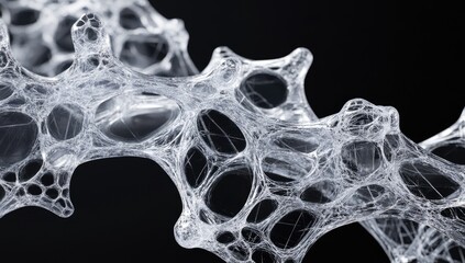 Abstract, organic, web-like structure