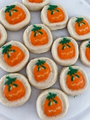 Halloween Pumpkin Cookies