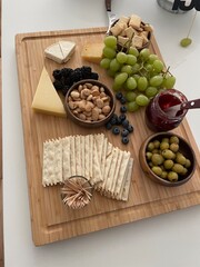 charcuterie spread