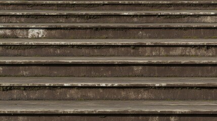 Weathered Stone Steps with Textured Surface and Geometric Lines in Urban Environment