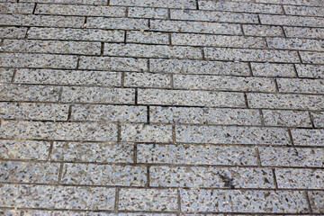 Pavement brickwork in Tokyo Japan